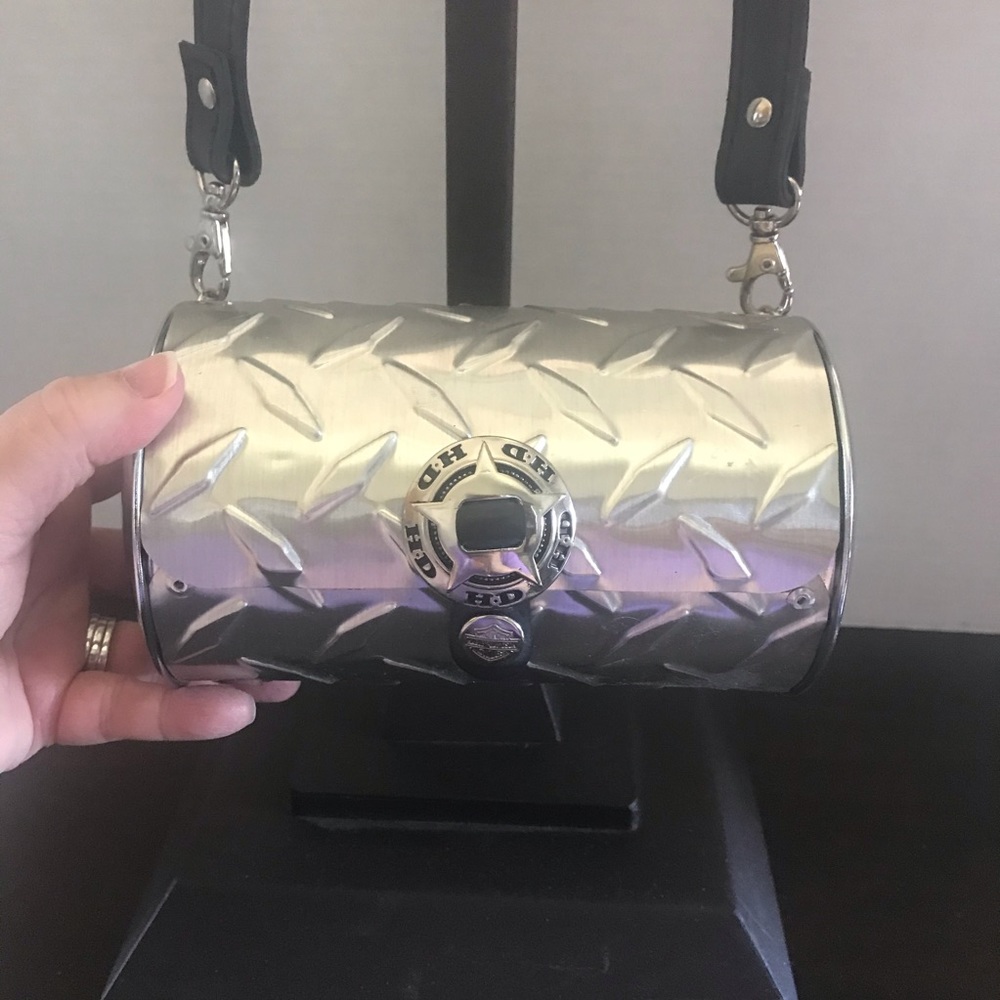 Harley Davidson unique metal handbag